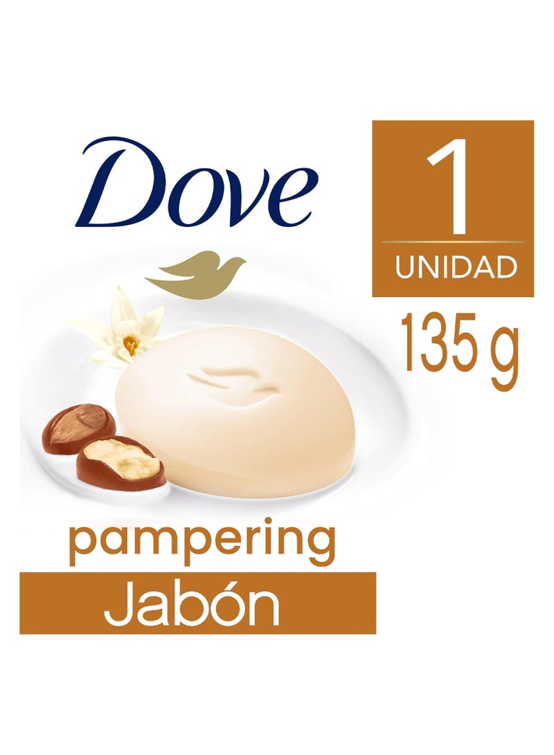Dove Pampering Soap with Shea Butter, 135g | Moisturizing & Luxurious Beauty Bar for Soft, Smooth Skin - Image 2